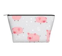 Cheerful Cute Little Pigs, Toiletry Pouch Makeup Bag Cosmetic Bag Portable Travel Toiletry Bag