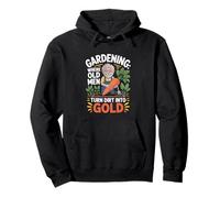 Cheerful Gardener Turning Dirt Into Gold Pullover Hoodie