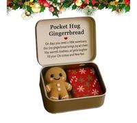 Cheerful Holiday Plush - Christmas Stuffed Toys for Sharing | Premium Felt with Handcrafted Stitching, Encouragement Ornament, Creative Quote Cards, Party Decoration for Friend Adults Easter