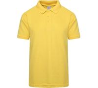 Cheerful Light Yellow Unisex Plain Polo T-Shirts for Boys & Girls School Uniform Casual Wear Tee Top (as8, Age, 5_Years, 6_Years, Regular, Light Yellow)