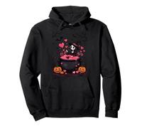 Cheerful Little Witch And A Bubbling Cauldron Of Love Pullover Hoodie