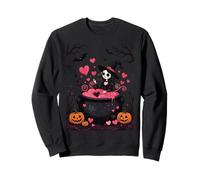 Cheerful Little Witch And A Bubbling Cauldron Of Love Sweatshirt