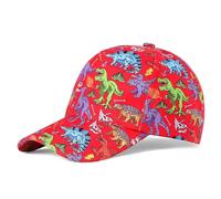 Cheerful Mario 2 Pack Little Boys Girls Baseball Cap Kids Sun Hat for 3-8 Years Dino-R