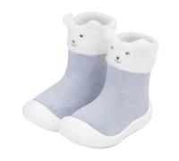 Cheerful Mario Baby Boys Girls First Walking Shoes Prewalker Crawing Step Infant Toddler Sock Shoes Breathable Non-Slip Blue 5 UK Child