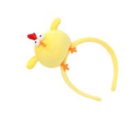 Cheerful Rooster Patterned Headband Adjustable Chicken Theme Headwear Hair Band for Infants and Little Children Lovely Chicken Headband