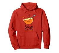 Cheerful Soup Season Cute Kawaii Food Design Pullover Hoodie
