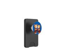 Cheerful Whimsical Orange Kitties Reading Burns Night Poems PopSockets PopWallet for MagSafe