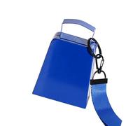Cheering Cow Bell for Large Loads, 10 2 cm, Durable Iron Construction, Loud Clear Sound, Sports Parties with Hand Strap, Attached Bells Sports Events