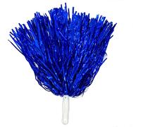 Cheering Pom Poms With Handle Cheerer Flower Balls Reusable Plastic Shinning Ball For Dance At Parties And Games 1 Pcs Blue And Fashion design