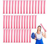 Cheering Thunder Sticks, Inflatable Cheer Sticks, Cheer up Toys Set of 40 Cheer Sticks, Portable Noise Generators for Cheer Favors for Sporting Events, Concerts and
