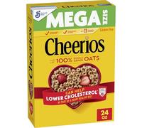 Cheerios, Heart Healthy Gluten Free Breakfast Cereal, Mega Size, 24 Ounce