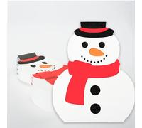 Cheerland 50pcs Snowman Napkins Winter Wonderland Party Napkins Xmas Disposable Snowman Tableware for Kids Birthday First Bday Baby Shower Christmas Holiday Table Decorations Supplies