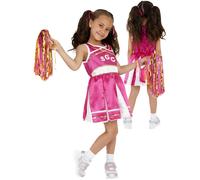 Cheerleader Costume Childs High School Fancy Dress Kids Book Week Outfit Girls