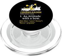 Cheerleader Definition Cheer Flyer Girls Funny Cheerleaders PopSockets PopGrip for MagSafe