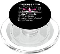 Cheerleader Definition Cheer Flyer Girls Funny Cheerleaders PopSockets PopGrip for MagSafe