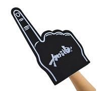 Cheerleader Foam Finger Giant Hands that appear on fingers in giant taping tool for foam to celebrate inspirational design for football games and hockey games