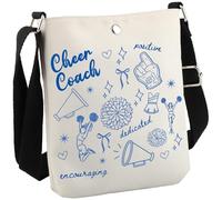 Cheerleader Gift Cheerleading Team Gift Coach Appreciation Present Cheer Coach Crossbody Bag, Cheer Coach Cb