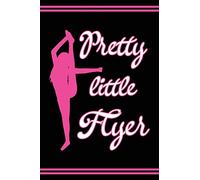 Cheerleader Journal Girls Cheerleading Diary: Blank Lined Notebook + Goals and Wish List | Black Cover with Pink Bow & Pretty Little Flyer