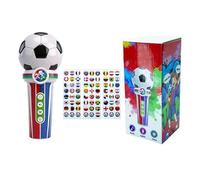 Cheerleader Megaphone,Soccer Microphone Shape Speaker - Portable Megaphone with Stickers | for Soccer Football Sports Event Game Day Fan Event Stadium Party Festival