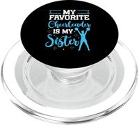 Cheerleader My favorite Cheerlead is my sister Cheerleading PopSockets PopGrip for MagSafe
