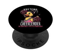 Cheerleader Rubber Duck Cheerleading Duckling PopSockets Swappable PopGrip