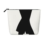 Cheerleader Single Layer Linen Like Makeup Bag, Lightweight and Cute, Easy to Use