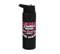 Cheerleaders Bring The Energy - Cheerleading Cheerleader Stainless Steel Insulated Water Bottle