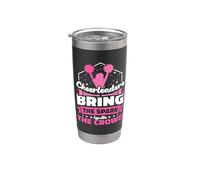 Cheerleaders Bring The Spark - Cheerleading Cheerleader Stainless Steel Insulated Tumbler