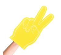 Cheerleading Foam Fingers: Fan Hand Sign, Game Day Accessory | High Quality EVA Construction, 50G Portable Size, Spirit Support Team In Parti