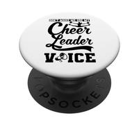 Cheerleading Funny Cheerleader Don't Make Me Use My Voice PopSockets Adhesive PopGrip