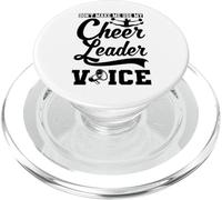 Cheerleading Funny Cheerleader Don't Make Me Use My Voice PopSockets PopGrip for MagSafe