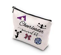 Cheerleading Gift Cheerleader Survival Kit Portable Travel Accessories Toiletry Bag Makeup Bag (Cheerleader Bag EU)