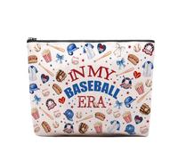 Cheerleading Gifts Makeup Bag, Gifts for Cheerleaders, Cheer Bag Stuff, It's Me Hi I'm The Cheerleader Cosmetic Bag, Cheerleading Teammate Gift for Women, baseball