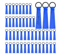 Cheerleading Name Tags, 48 Pieces Blank Labels for the Cheer Team, Long Lasting Cheer Pom Tags, Cheerleading Name Ribbons for Backpack, Box, Keys, Bouquet