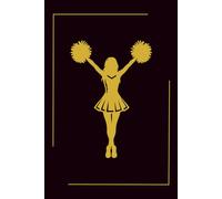 Cheerleading Notebook: Black and Gold Spirit Journal for Confident Cheerleaders: A 120-Page Lined Notebook for Cheer Captains, Coaches, and Squad ... for Practice Notes, Goals, and Team Spirit