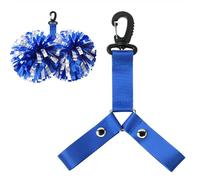 Cheerleading Pom Hanger - Dance Bag Pom Holder, Cheerleading Backpack Accessories, Strap For Cheerleader, Organizer Strap, om Holder Hanger - For Girls, Competition, Team Event, School Activities,