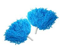 Cheerleading Pom Poms, 2 Pieces 8 Colors PE Material Straight Handle Style for Cheerleaders, Sports Events, Parties & Celebrations, Stage Performances