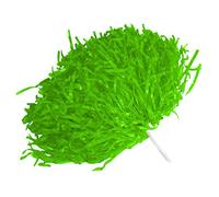 Cheerleading Pom Poms Durable Lightweight Customizable Accessories for Cheer Squad Team Dance for Sports Meeting Stadium Holiday Celebrate - 2pcs, 8 Colors (Green)