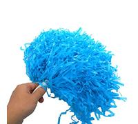 Cheerleading Pom Poms Durable Lightweight Customizable Accessories for Cheer Squad Team Dance for Sports Meeting Stadium Holiday Celebrate - 2pcs, 8 Colors (Blue)