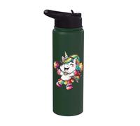 Cheerleading Unicorn Theme Cute Girl Stainless Steel Insulated Water Bottle