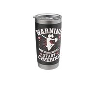 Cheerleading Warning May Spontaneously Start Cheering Stainless Steel Insulated Tumbler
