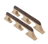 Cheerock 5-String Banjo Bridge, 2-Pack Ebony Maple Banjolele Bridges, Universal Fit Parts & Accessories