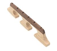 Cheerock 6-String Banjo Bridge, Ebony Maple Banjo Bridge Replacement Composite with Dual-Pivot Design for Enhanced Acoustic Performance