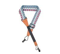 Cheerock Adjustable Ukulele Strap, No-Drill Ukulele Straps Adult Size, Easy to Use with Double J Hooks, Ukulele Accessories, Blue, Blue