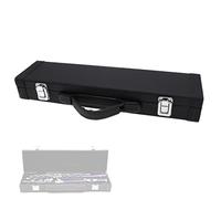 Cheerock Hard Wooden Flute Case - Portable PU Leather, Universal 16 Hole, Perfect for Beginners & Students