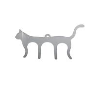 Cheerock Music Book Page Clip Mental Piano Sheet Holder Cute Cat Shape Book Opener Clip for Piano, Book, Keyboard Reading (Silver)