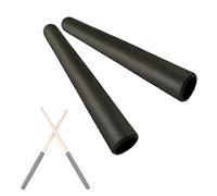 Cheerock Pack of 2 Rubber Drumsticks Grips, Non-Slip Drum Stick Wrap Grips for Drumming Exercise, Comfortable Drum Sticks Handle Grip, Drum Kits Percussion Drumming Accessories