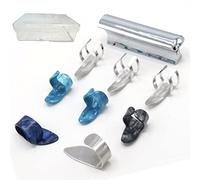 Cheerock Stainless Steel Guitar Slide and Thumb Picks, Electric and Acoustic Finger Picks, Dobro, Lap Steel, Hawaiian Guitar, Banjo Bass Accessories