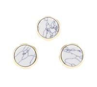 Cheerock Trumpet Valve Caps Finger Buttons Trumpet Replacement Accessories 3Pcs White Turquoise