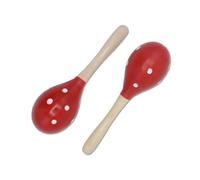 Cheerock Wooden Maracas Set, Latin Salsa Rumba Shakers, Hand Percussion Rattles for Rhythm and Music Making, Ideal for Bands, Ensembles, Classrooms and Parties, Pack of 2